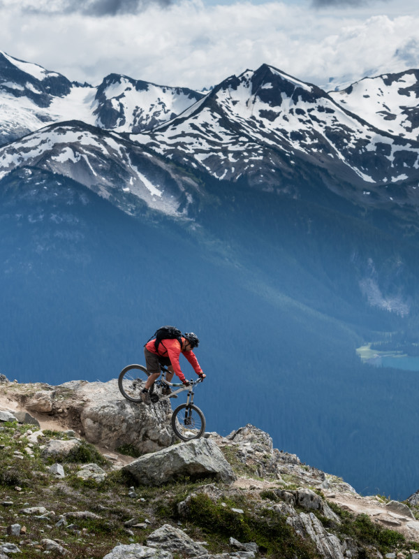 Sécurité sur un bike park